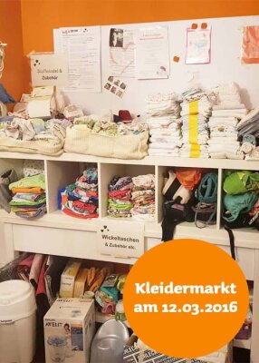 Kleidermarkt am 12.03.2016 - Secondhand Flohmarkt im Hug &amp;amp; Grow in Berlin