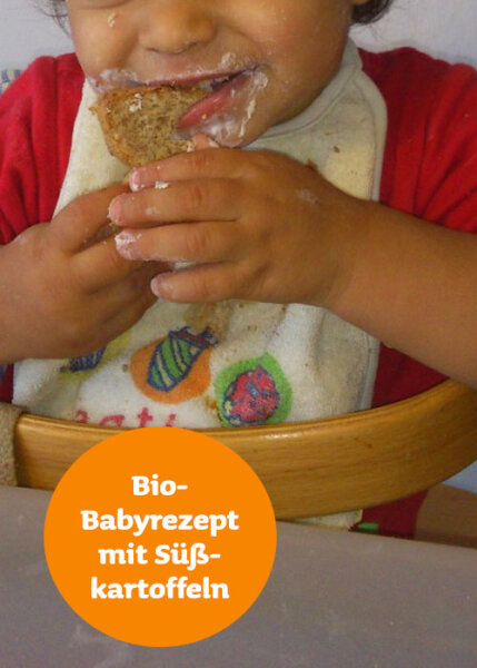 Bio-Babyrezept mit Süßkartoffeln