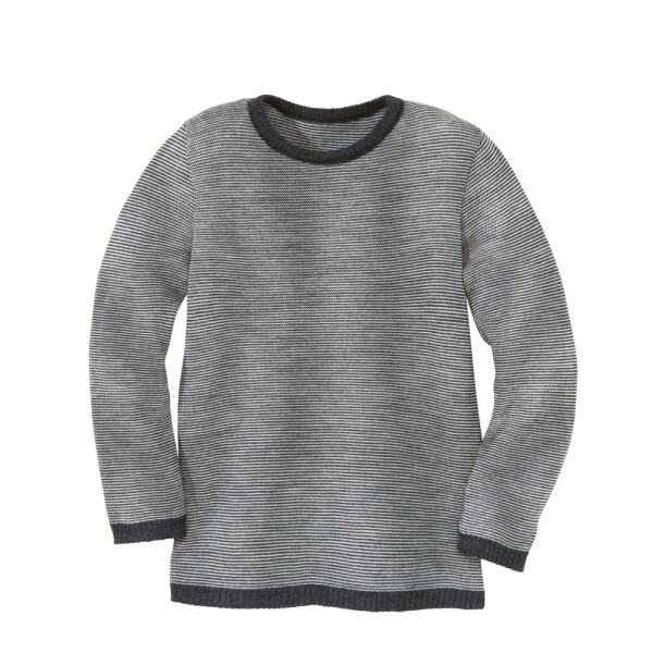 Basic-Pullover anthrazit-grau melange