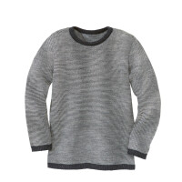 Basic-Pullover anthrazit-grau melange