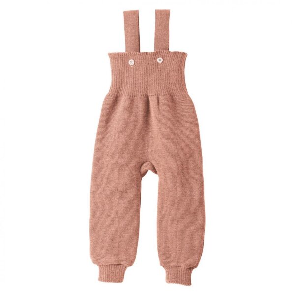 Strick-Trägerhose rosé