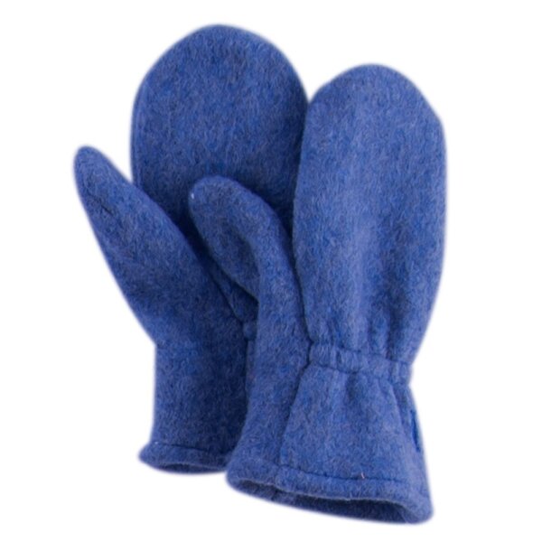 Fäustlinge Wollfleece Sodalithblau - 1