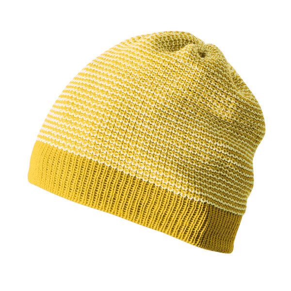 Beanie curry-natur melange