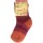 Ringelsocke Wolle himbeer-rot-mango