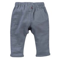 Baby-Hose Musselin blaugrau - 62/68