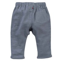 Baby-Hose Musselin blaugrau - 74/80