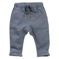 Baby-Hose Musselin blaugrau - 86/92