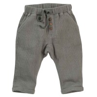 Baby-Hose Musselin khaki - 74/80
