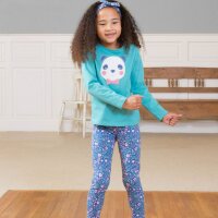 Acorn Leggings Blumen blau