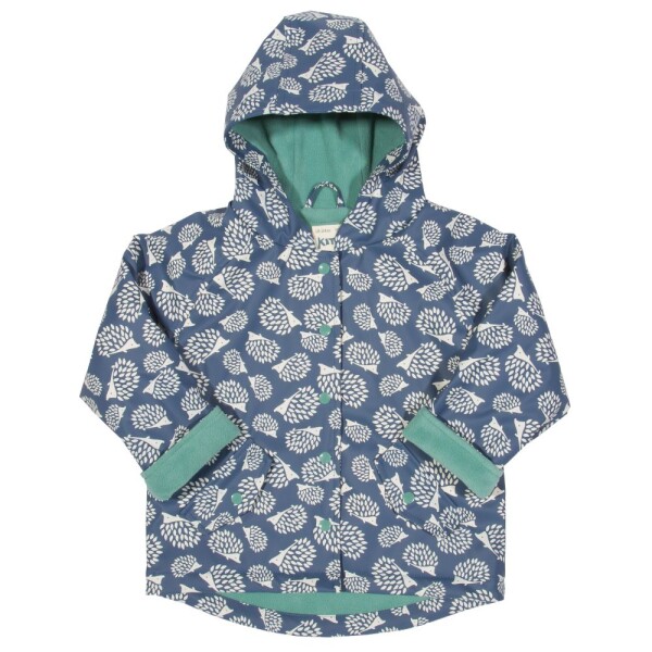 Splash Regenjacke gefüttert Igel blau