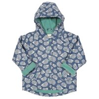 Splash Regenjacke gef&uuml;ttert Igel blau