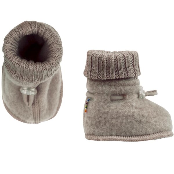 Wollfleece Schuhe Baby sesam - 80