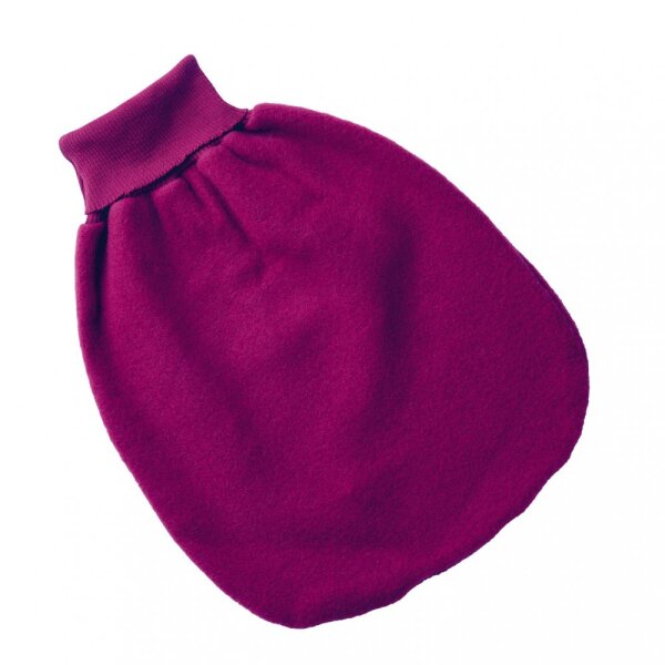 Strampelsack Woll-Fleece beere melange