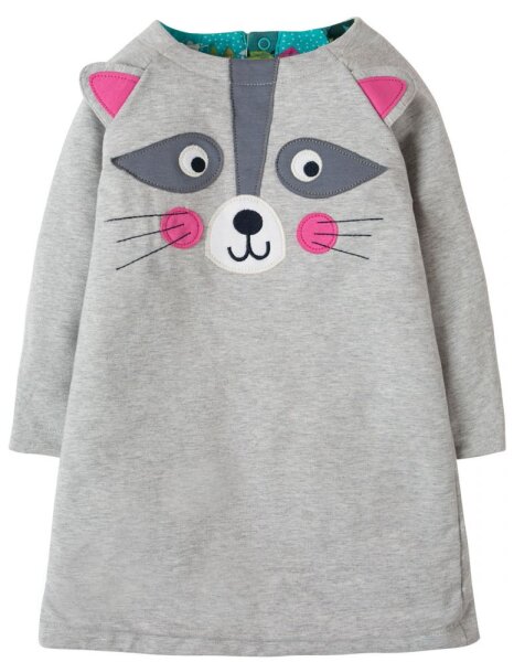 Frugi Peek A Boo Wendekleid Waschbär