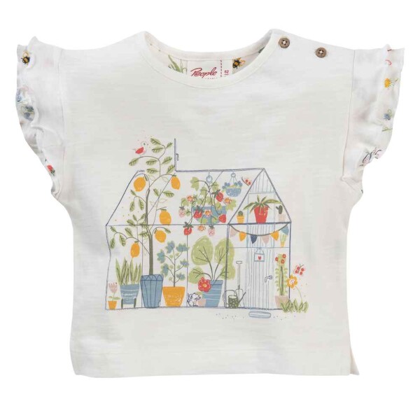 T-Shirt Druck Gewächshaus - 74/80