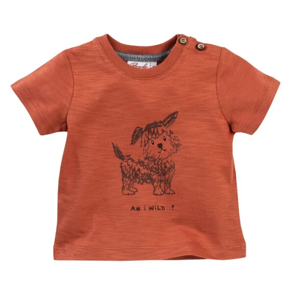 T-Shirt Druck Hund - 86/92
