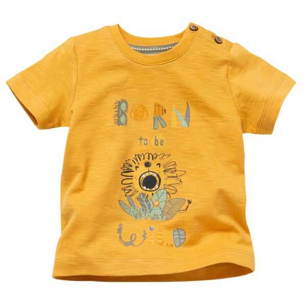 T-Shirt born to be wild honiggelb - 74/80