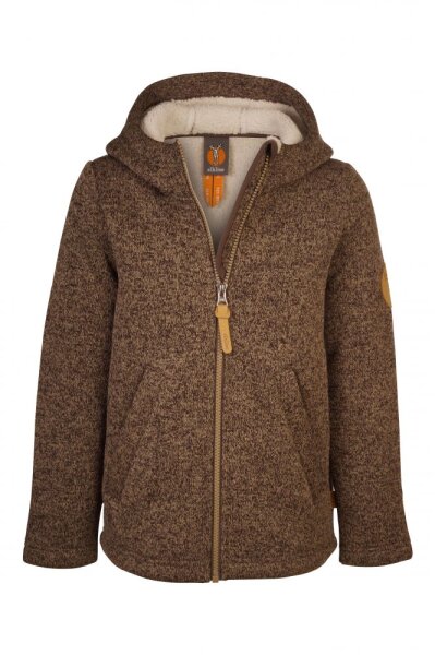 Spielzimmer Fleecejacke khaki offwhite
