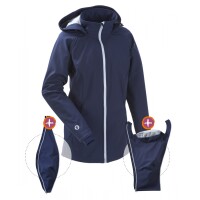Softshell-Tragejacke Clickit Allrounder navy-ice