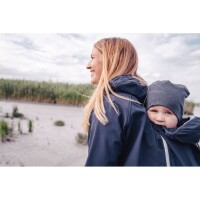 Softshell-Tragejacke Clickit Allrounder navy-ice
