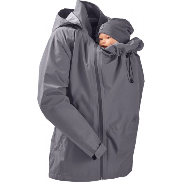Regen-Tragejacke anthracite
