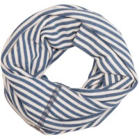 Strunzl Wolle Seide geringelt jeans natur - 3
