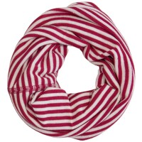 Strunzl Wolle Seide geringelt rot natur - 3