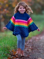 Strick-Poncho Moonbow - 86