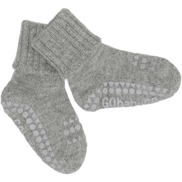 Stoppersocken Alpaka grey melange - 20-22