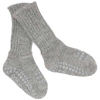 Stoppersocken Alpaka grey melange - 20-22