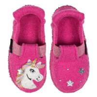 Hausschuhe Unicorn himbeere