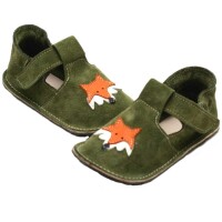 Barfu&szlig;sandale Corela Velours Fuchs - 19/20
