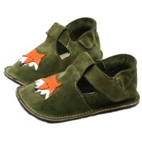 Barfu&szlig;sandale Corela Velours Fuchs - 19/20