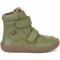 Barefoot Klettstiefel Winter Tex Nappa olive - 26