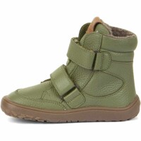 Barefoot Klettstiefel Winter Tex Nappa olive - 26