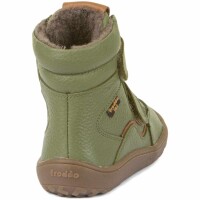 Barefoot Klettstiefel Winter Tex Nappa olive - 26