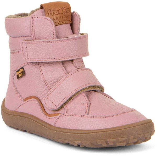 Barefoot Klettstiefel Winter Tex Nappa pink - 26