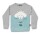 UBANG Langarmshirt Eisbär grey melange