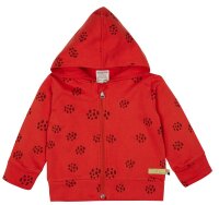 Kapuzenjacke Tupfen copper - 74/80