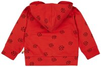 Kapuzenjacke Tupfen copper - 74/80