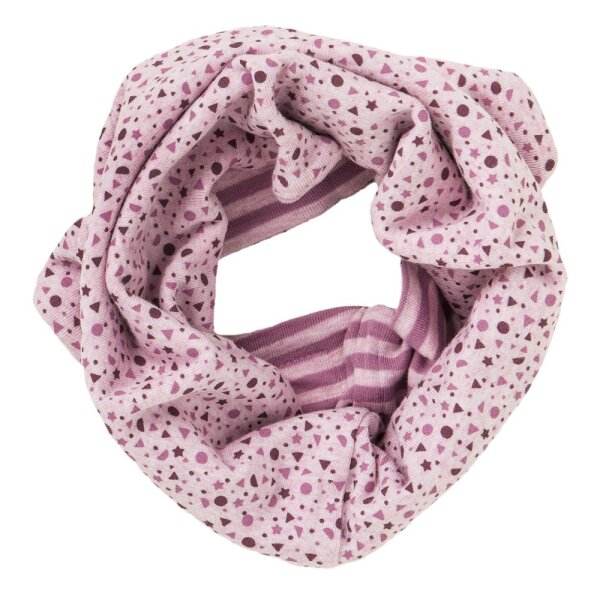 Schlauchschal Sterne wendbar rosa