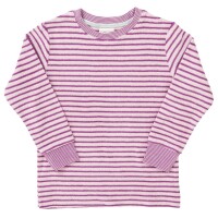 Pyjama Frottee rosa geringelt
