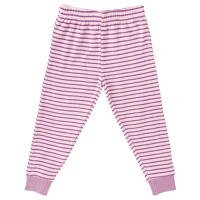 Pyjama Frottee rosa geringelt