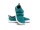 Halbschuhe Jolly aqua green - 33