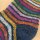 Hirsch Plüschsocke Wolle Streifen jeans