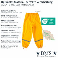 Regenhose ohne Latz gelb - 92
