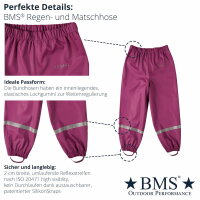 Regenhose ohne Latz purple - 104