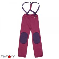 Manymonths (Tr&auml;ger-) Hose Merino Frosted Berry
