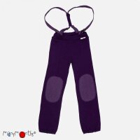 Manymonths (Tr&auml;ger-) Hose Merino Majestic Plum