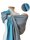 Storchenwiege Ring Sling Leo Duett türkis-grau
